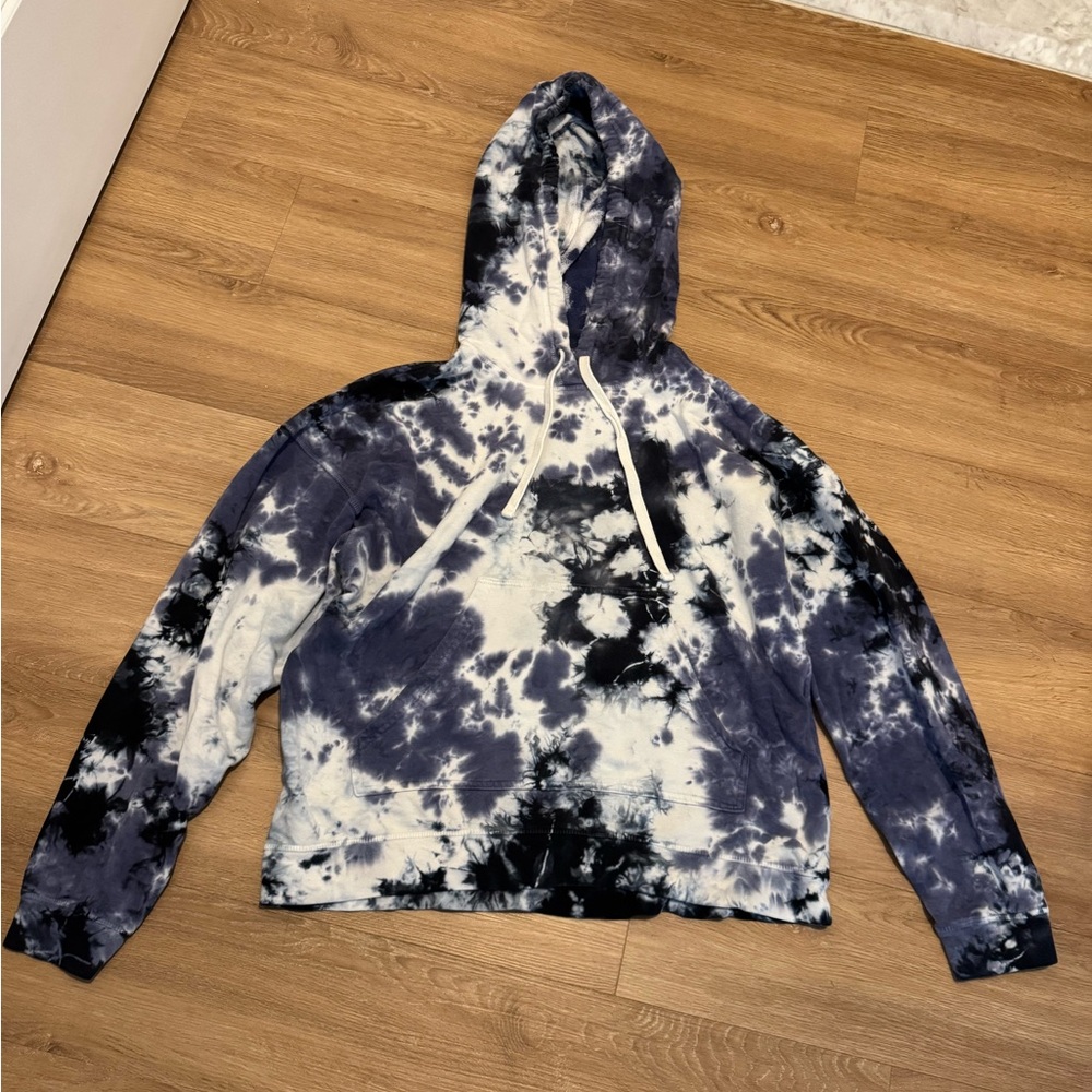 Electric and Rose Tie-Dye Pullover Hoodie